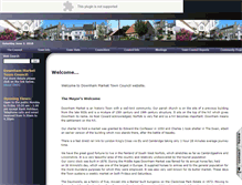 Tablet Screenshot of downhammarkettowncouncil.org.uk